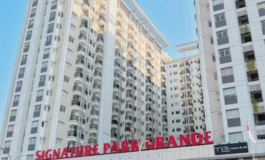 Dijual Atau Take Over Apartemen Signature Park Grande 1BR View Kolam
