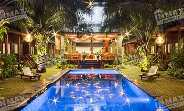 HOTEL MODEL COTTAGE FURNISHED ADA KOLAM RENANG DI LOMBOK BARAT NTB