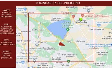 TERRENO VENTA CUAUTITLAN - ZUMPANGO