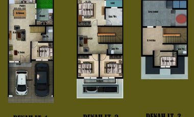 Rumah Towbhouse 3 Lantai di tengah pusat Pancoran Jakarta Selatan