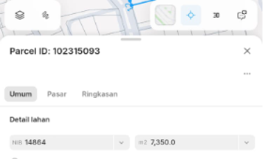 Tanah 73 Are di Ungasan