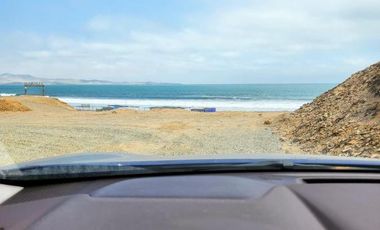 VENTA DE TERRENO FRENTE AL MAR EN HUACHO