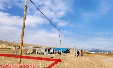 VENTA DE TERRENO FRENTE AL MAR EN HUACHO