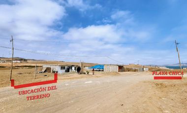 VENTA DE TERRENO FRENTE AL MAR EN HUACHO