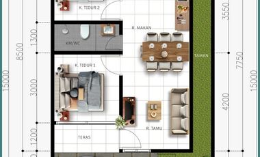 400 Jutaan Dekat Pasar Tempel, Rumah Murah Jogja SHM