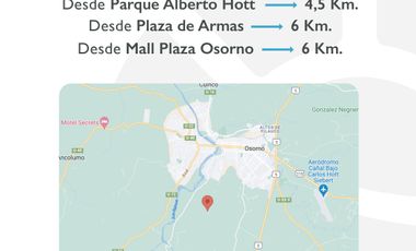 OPORTUNIDAD ÚNICA - PARCELA A 5KM DE PLAZA DE OSORNO