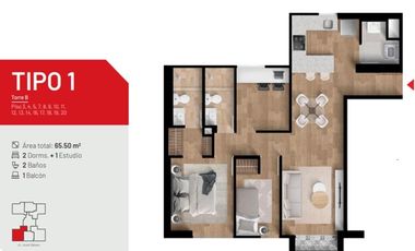 VENDO DPTO DE 3 DORM EN SANTA BEATRIZ