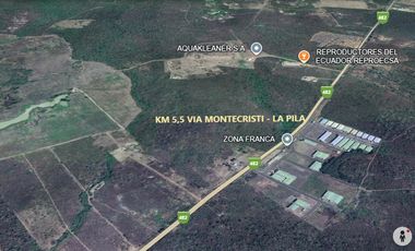 Venta de Bodegas, Galpones, en Parque industrial ZOFRAMA, Vía Montecristi La Pila