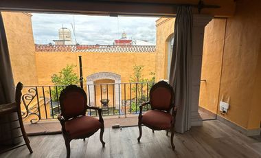 LOFT SEMIAMUEBLADA EN RENTA EN EL CENTRO HISTORICO, MORELIA