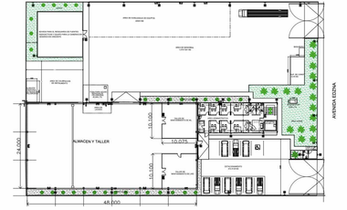 NAVE INDUSTRIAL, PATIO Y OFICINAS EN RENTA EN CIUDAD DEL CARMEN, CAMPECHE.