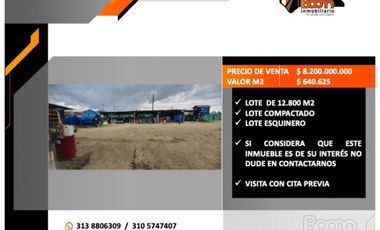 VENTA LOTE INDUSTRIAL 12.800 M2 EN SIBERIA / COTA