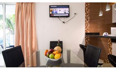 APARTAMENTO EN VENTA AMOBLADO LAGUITO CARTAGENA DE INDIAS