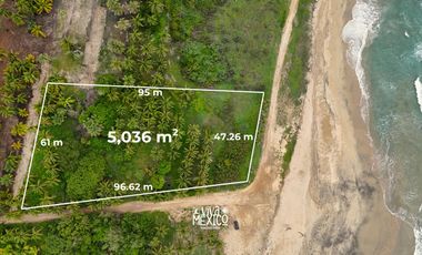 Terreno Beachfront en El Tomatal, Puerto Escondido, Oaxaca