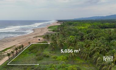 Terreno Beachfront en El Tomatal, Puerto Escondido, Oaxaca