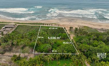 Terreno Beachfront en El Tomatal, Puerto Escondido, Oaxaca