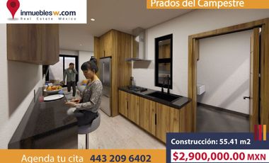 DEPARTAMENTO EN VENTA EN PRADOS DEL CAMPESTRE, MORELIA