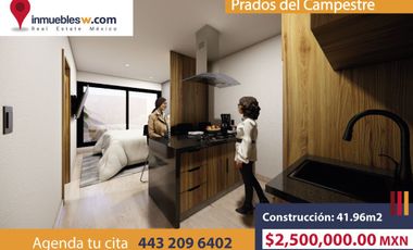 DEPARTAMENTO EN VENTA EN PRADOS DEL CAMPESTRE, MORELIA