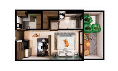 DEPARTAMENTO EN VENTA EN PRADOS DEL CAMPESTRE, MORELIA