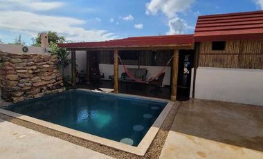 Casa campestre en venta en Residencial Jardines de Dzemul