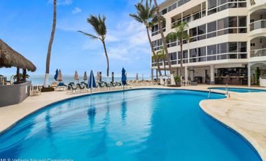 Departamento en venta en Bucerías frente a la playa