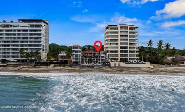 Departamento en venta en Bucerías frente a la playa