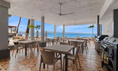 Departamento en venta en Bucerías frente a la playa