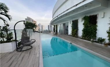 VENTA PENTHOUSE PUNTA PACIFICA 985 M2 AMOBLADO Y PISCINA  MLD