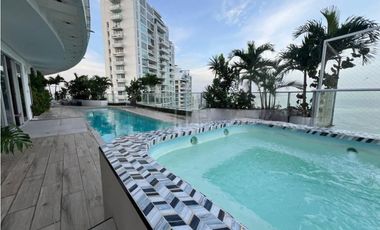 VENTA PENTHOUSE PUNTA PACIFICA 985 M2 AMOBLADO Y PISCINA  MLD
