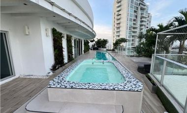 VENTA PENTHOUSE PUNTA PACIFICA 985 M2 AMOBLADO Y PISCINA  MLD