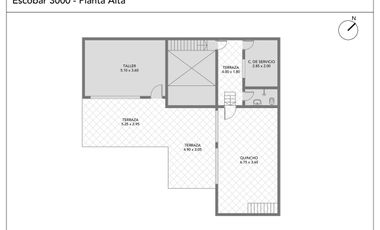 3amb con dependencia y playroom/multiuso Luminosa