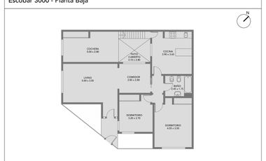 3amb con dependencia y playroom/multiuso Luminosa
