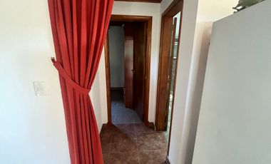 Casa 2 ambientes + lote parquizado.