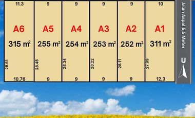 5 Menit Kampus UII, Tanah Jogja Utara View Merapi dan Sawah, 2 Jutaan