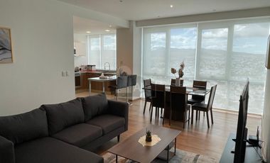 Departamento amueblado en renta en Juriquilla Towers, todos los muebles son nuevos!