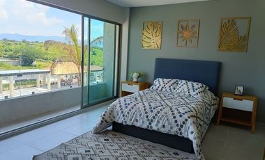 Preventa de casa nueva de 3 recamaras con Roof Garden y alberca en residencial Terra Rio, Santa Fe, Xochitepec, Mor.