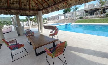 Preventa de casa nueva de 3 recamaras con Roof Garden y alberca en residencial Terra Rio, Santa Fe, Xochitepec, Mor.