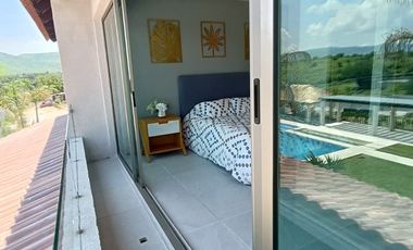 Preventa de casa nueva de 3 recamaras con Roof Garden y alberca en residencial Terra Rio, Santa Fe, Xochitepec, Mor.