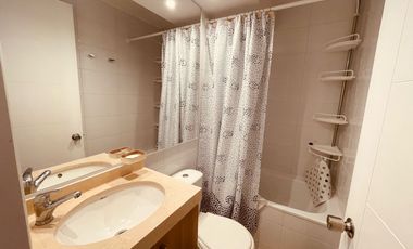 Soleado departamento en arriendo por año corrido