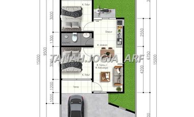 7 Menit Exit Tol Palbapang, Rumah Dijual Magelang, Dekat Borobudur