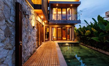 Villa view laut villa cemagi canggu villa baru