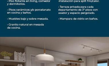 Sureño II - Depto 2 dorm   Cochera   Terraza - 3er piso G - Estilo Casonas