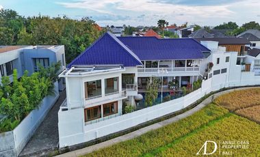 FREEHOLD COLONIAL-STYLE 6-BEDROOM VILLA WITH RICE FIELD VIEW - KABA-KABA