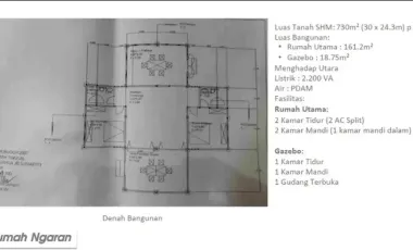 Rumah di jual, strategis dekat candi borobudur kabupaten Magelang