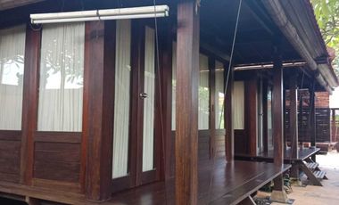 Rumah Joglo Asri View Sawah di Sanur Bali