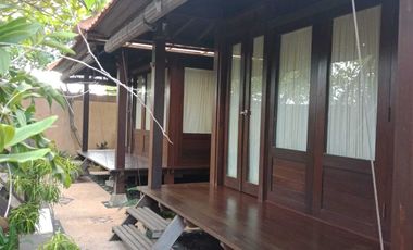 Rumah Joglo Asri View Sawah di Sanur Bali
