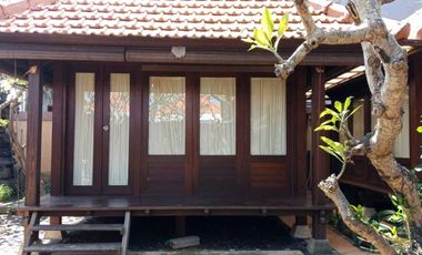 Rumah Joglo Asri View Sawah di Sanur Bali
