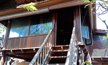 Rumah Joglo Asri View Sawah di Sanur Bali