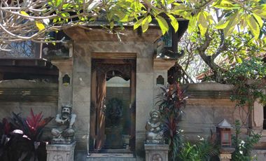 Rumah Joglo Asri View Sawah di Sanur Bali