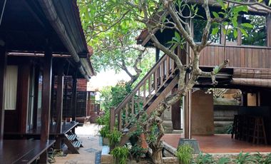 Rumah Joglo Asri View Sawah di Sanur Bali