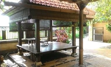 Rumah Joglo Asri View Sawah di Sanur Bali